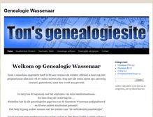 Tablet Screenshot of genealogie-wassenaar.nl